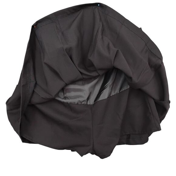 Dazy Pleated Mini Skort Size Medium Black Side Zipper Closure NWT - Picture 5 of 9